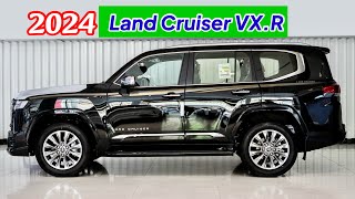 New 2024  TOYOTA LAND CRUISER VX R  TWIN TURBO OFF ROAD SUV  In Black [upl. by Delamare]