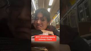 NYC SHOOTING sparks subway CHAOS 😱 [upl. by Bil]