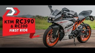 KTM RC 390 amp RC 200  First Impressions  PowerDrift [upl. by Lorenzana991]