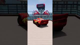 Epic Escape From The Lightning Mcqueen Mack Cyborg Mater Cyborg Mcqueen Toilet Spider Eater [upl. by Athal]