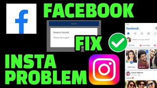 Facebook Problem  Fb Problem  Instagram Problem  Facebook Session Expired  Facebook Login FIX ✅ [upl. by Ailahs]