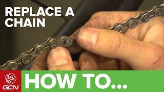 How To Replace A Bicycle Chain [upl. by Oznerol]