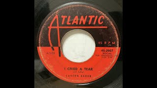 Lavern Baker  I Cried A Tear（1960） [upl. by Steffin380]