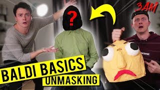 WE FINALLY UNMASKED BALDIS BASICS AT 3 AM THIS CANT BE TRUE [upl. by Wendeline]