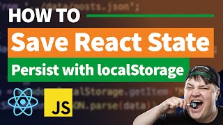 Save State to LocalStorage amp Persist on Refresh with Reactjs [upl. by Shalna]