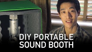 DIY Portable Sound Booth  Test amp Review [upl. by Coonan]