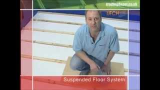 How To Fit Polypipe Suspended Floor Underfloor Heating [upl. by Randi]