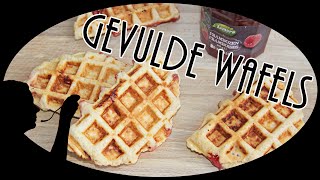 Gevulde wafeltjes  wafels  recept en ingrediënten [upl. by Atniuqal]