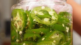 Pickled Jalapeños that make your booty burn [upl. by Nosloc]