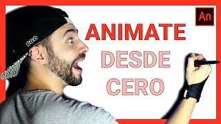 👶 Adobe ANIMATE cc tutorial ESPAÑOL 2024 🤴 [upl. by Anelrahs]