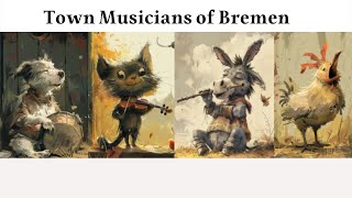 Town Musicians of Bremen  English Fairy Tales  Story Book US English accent [upl. by Courtnay]