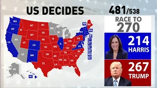 US Election Results Counting LIVE News Trump On Brink Of Landslide Victory Harris Cancels Speech [upl. by Enyawal]