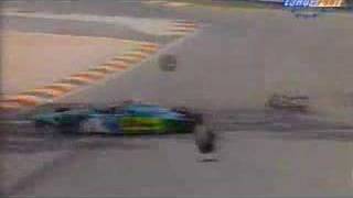 F1  Schumacher Crash [upl. by Rubenstein793]