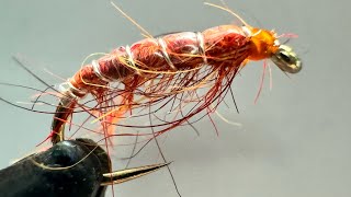 Harelaw Orange Shrimp flyfishing fishing flytying trout [upl. by Ambrosine]