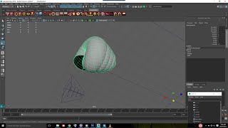 Snail Shell Modelling in 5 minutes in Maya [upl. by Loriner680]