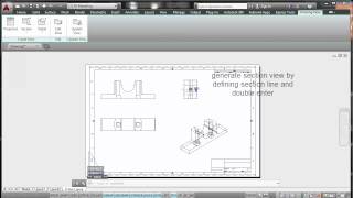 Detail drawing in Autocad 2D drafting of 3D model [upl. by Rowe]