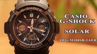 Casio AWGM100SB reviewoperation manual 5 casiowatch casio gedmislaguna [upl. by Heuser528]