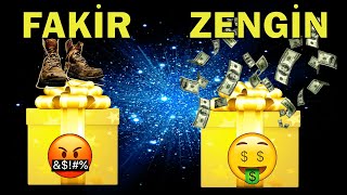 KUTU SEÇME 🎁FAKİR VE ZENGİN💲CHOOSE YOUR GIFTPOOR VS RICH 💲ELIGE TU REGALO [upl. by Lennahc724]