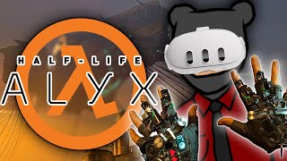 Playing HalfLife Alyx for the first time Part 2 [upl. by Atinus]