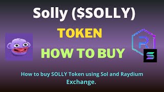 How to Buy Solly SOLLY Token Using Raydium Exchange and SOL [upl. by Fritts722]