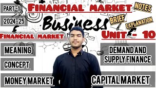 class 12th business studies chapter no 10  Financial Market  part 1  202425 [upl. by Araz822]