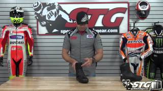 Alpinestars Ridge Waterproof Riding Boot Review from Sportbiketrackgearcom [upl. by Oinotnanauj]