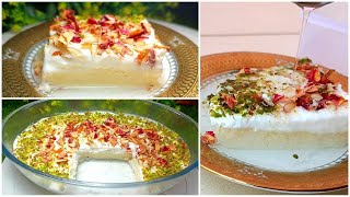 আরবিক ডেজার্ট লায়ালি লুবনান। How To Make Layali Lubnan Recipe l Superb Tasty amp Delicious Dessert l [upl. by Melisse812]