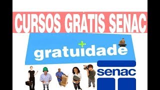 Cursos do SENAC 2024 Grátis Online  Inscrições com certificado [upl. by Zulaledairam]