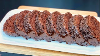 DÉLICIEUSE RECETTE DUN CAKE TOUT CHOCOLAT ULTRA MOELLEUX FAÇON GÂTEAU SAVANE SANS BEURRE  FACILE [upl. by Yrakaz176]