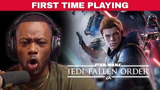 Jedi Fallen Order FIRST TIME PLAYING PART 1 [upl. by Eilahs]