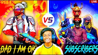 🌿FREE FIRE LIVE🌿2 VS 6 CUSTOM ROOM GAMEPLAY🎮🎯WITH KHATARNAK😎SUBSCRIBERS ON LIVE💀🔥GARENA FREE FIRE [upl. by Marilyn]