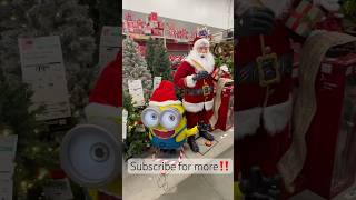 🎄✨Home Depot Beautiful Christmas Trees and Talking Santa‼️homedepot christmastree christmasdecor [upl. by Armyn]