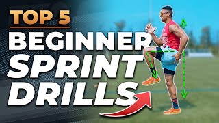 Top 5 Sprint Drills for Beginners  Learn Proper Running Form amp Technique Full Follow Along [upl. by Esorylime]