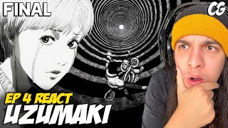 FINAL BIZARRO TERROR CÔSMICO e a EXPLICAÇÃO dos ESPIRAIS  React Uzumaki EP 4  Junji Ito [upl. by Jeanna]