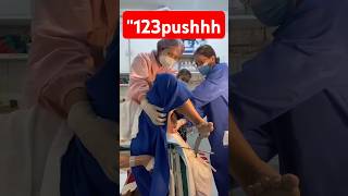 mother painful delivery newborn twins baby 🥰💖 pain cant explain shorts ytshorts trending mbbs [upl. by Ilojna]