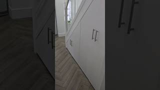 DIY Under Stairs Cupboard Doors diy shorts home [upl. by Aelyk]