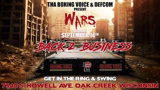 🚨Thaboxingvoice Border Wars Live Amateur Boxing Event From Wisconsin🔥 [upl. by Euqininod]