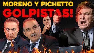 MILEI MORENO y PICHETTO GOLPISTAS 🔥🚁 Destitución y ¿Pichetto presidente [upl. by Krystin]