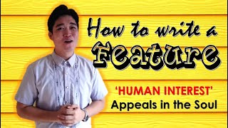 WRITING A FEATURE I ELearning Series I JERIC CABUG [upl. by Neu]