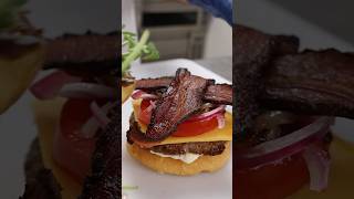 30 Day Dry Aged Ribeye Burger with Bacon and Garlic Ailoli [upl. by Adnertal]