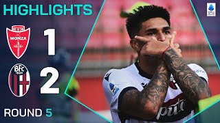 MONZABOLOGNA 12  HIGHLIGHTS  Castro secures first win for Bologna  Serie A 202425 [upl. by Lexa]