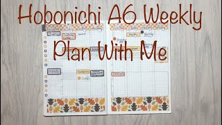 Hobonichi Original A6 weekly calendar supplement plan with me  Oct 1420  Mandy Lynn Plans kit [upl. by Stoughton669]