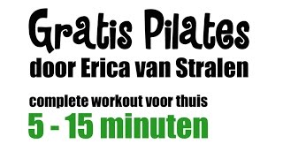 Pilates oefeningen  BUIK  pittige mini workout [upl. by Grier]