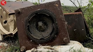 Restoration old broken abandoned speakers –Restore and reuse old subwoofers [upl. by Maximilian]