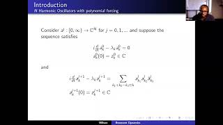 Resonant Dynamics in Evolutionary Dispersive Equations  Bobby Wilson [upl. by Ahsaetal497]