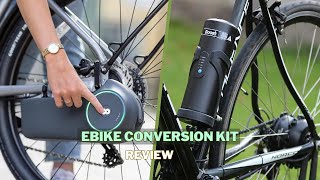 Best Ebike Conversion Kit of 2024  Reviews Electric Budget Mid drive [upl. by Nellaf]