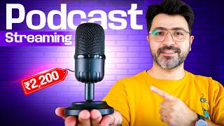 ₹2000 Mic for YouTube Podcast and Streaming  Kreo Rec Microphone [upl. by Gusella]