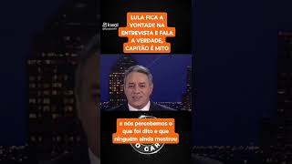 Lula em entrevista falou que o capitão é mito shorts [upl. by Kalikow]