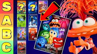 Every Pixar Movie Ranked Worst to Best TIER LIST [upl. by Litnahs]