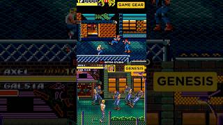 Streets of Rage 2  Sega Genesis vs Game Gear [upl. by Feilak]